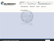 Tablet Screenshot of mollenbergbetz.com